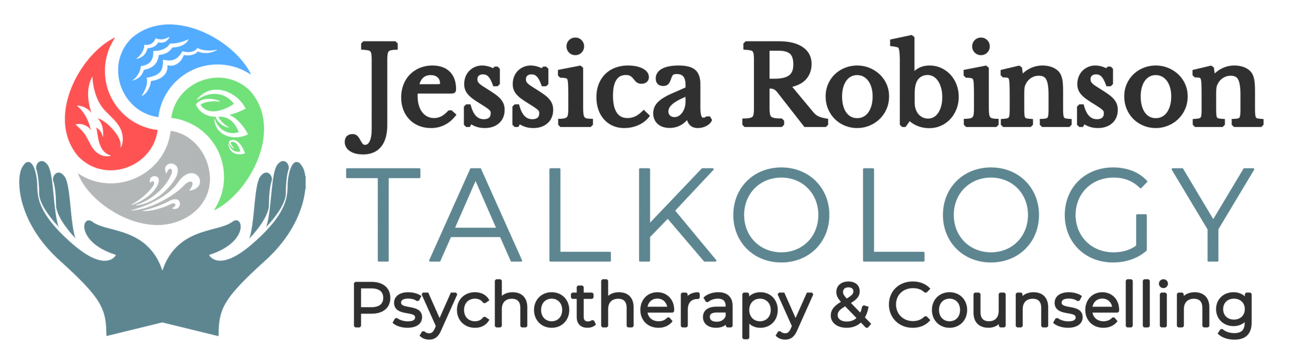 Jessica Robinson Talkology logo